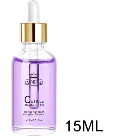 Vitamin Nail Strengthening Cuticle Oil with dropper For Fingernail Or Toenail Nail Strengthener Oil For Damaged And Weak Nails 15ml Lavender scent - Buy Online on GoSupps.com