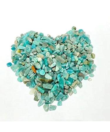 9mm-12mm Natural Gemstone Crystal Stone Amazonite Gravel Tumbled Stones 1000g Ornaments Chakra Reiki Balancing