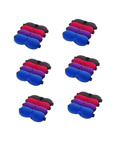 Mobestech 24 Pcs Blackout Sleep Mask Aldult Sponge Travel Goggles