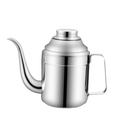 ABOOFAN Oil Can Bacon Grease Container Seasoning Dispenser Metal Soy Sauce Dispenser Oil Storage Bottle Kitchen Storage Container Oil Seasoning Bottle Stainless Steel Oil Bottle 16.5X7X7CM As Shown