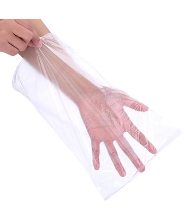 Sumind Paraffin Bath Liners Hand or Foot, Paraffin Bath Gloves Wax Bags, Plastic Glove Liners for Hand and Foot (300 Counts)