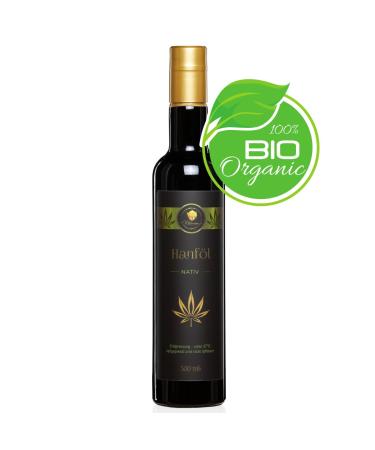 Naturezon Bio Hanf l 500ml - Freshly Pressed Cold-Pressed Hemp Oil | Pre-Order Now! - Buy Online on GoSupps.com