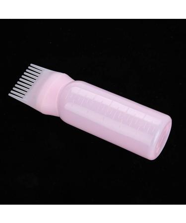 Hair Dye Brush Bottle - Lightweight Color Applicator Tool | 3 Colors | Perfect for Shampoo & Hair Color (Pink) - Buy Online on GoSupps.com
