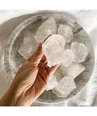Buy Zenkeeper 1 Lb Rough Clear Quartz Stone - Bulk Raw Natural Crystals for Healing | International Shipping Available - Buy Online on GoSupps.com