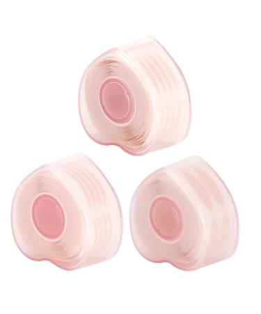 minkissy 3rolls Double Eyelid Sticker Double Eyelid Tape Tool Invisible Eyelid Stickers Eye Strip Sticker Eyeliner Tape Big Eye Tools Self- Adhesive Eye Tapes Clear Tape Reel Miss Lace Eyes