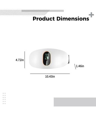 Cordless Menstrual Heat Pad Massager for Women with 3 Modes 3 Temps Led 21 250Mah - Buy Online on GoSupps.com