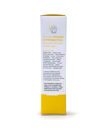 BabyBiotics - Topical Probiotic Body Care for Children of All Ages 4oz | Hypoallergenic, Vegan, Non GMO, GF | 100% Natural Live Probiotic | Safe for External + Internal Use - Buy Online on GoSupps.com