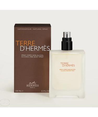 Hermes Terre D'hermes Alcohol Free Body Spray 3.4 Oz - Buy Online on GoSupps.com
