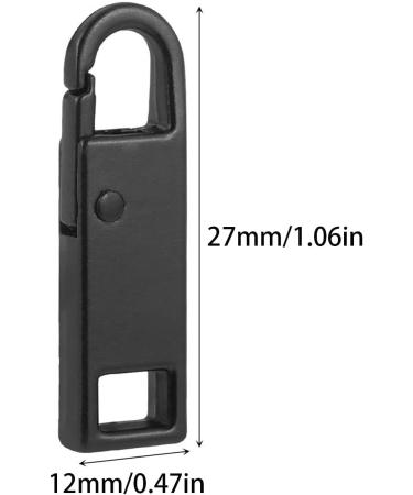 SRUP 8-Piece Zipper Repair Kit - Replacement Slider Pull Tabs for Jackets Tents & Luggage | Universal Spare Parts - Buy Online on GoSupps.com