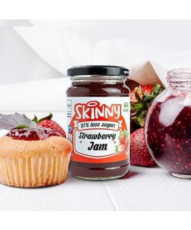 The Skinny Food Strawberry Jam 340g - Buy Online on GoSupps.com