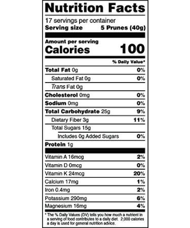 Terrasoul Superfoods Organic Pitted Prunes 1.5 lbs - High Fiber & Vitamin K, Preservative Free - Buy Online on GoSupps.com