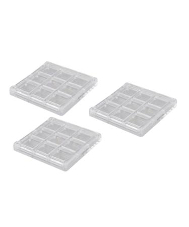 Beavorty 6 Pcs Eye Shadow Box Blush for Cheeks Eyeshadow Case Lip DIY Eyeshadow Sub Plate Makeup Box Cosmetic