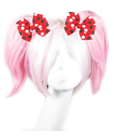 Cute Red Hair Bows for Girls - 2ct Baby Hair Clips with Alligator Clips for Women and Girls - Buy Online on GoSupps.com