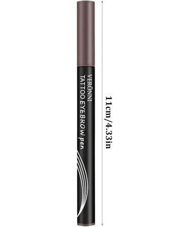 Icefei Liquid Eyebrow Pencil | Four-Fork Eyebrow Pencil for Makeup - Texture Slim Lines Eyebrow Water Pencil for Dating Parties and Daily Use C: Grayish Brown - Buy Online on GoSupps.com