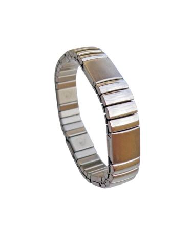 Power energy magnetic bracelet flexible 11 mm - Energetix 4You 093 - plain / silver size S to XL