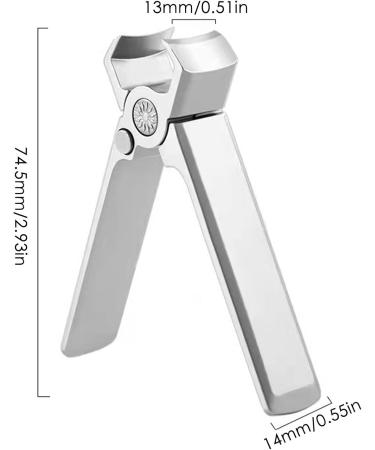 SVAASA Nail Clippers Wide Jaw Nail Clippers Stainless Steel Manicure Cutter Thick Hard Toenail Fingernail Scissors Trimmer Tools - Buy Online on GoSupps.com