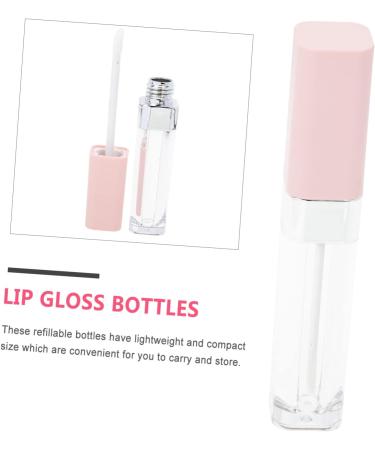 Healeved 6pcs Lip Gloss Empty Tube Clear Mascara DIY Lip Gloss Eyelash Cream Mascara Tube Lip Bottle Abs Pink 1 g (Pack of 1) Pink - Buy Online on GoSupps.com