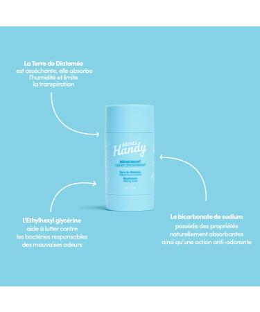Shop Merci Handy EARTH Deodorant 55g - Clean Formula | Anti-Odor 97% Natural Ingredients | International Shipping Available - Buy Online on GoSupps.com