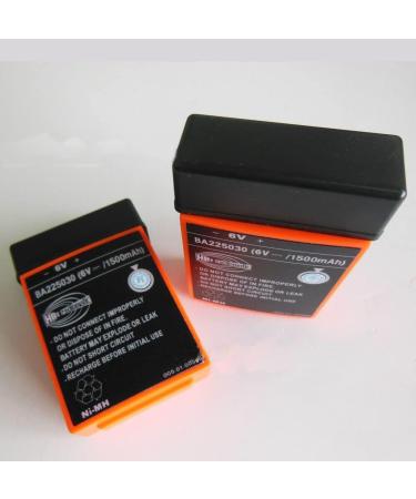 6 Pack 6V HBC Radiomatic BA225030 Ni-Mh Battery - 1500mAh for HBC Crane Remote Control Pump Truck - International Shipping Available - Buy Online on GoSupps.com