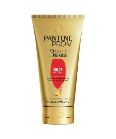 Pantene Pro-V Color Protect 3 minute Miracle care flushing for colored hair 150ml hair care shine conditioner gloss conditioner beauty gold
