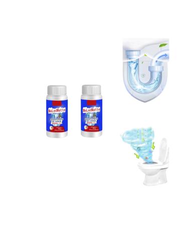 Powerful pipe dredging deodorant pipe dredging deodorant toilet cleaner for kitchen toilet pipe quick cleaning tool 2ps