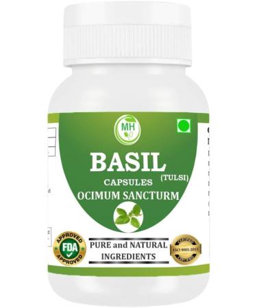 Morsan Basil Capsules | Holy Basil (Tulsi) Supplement | Natural Herbal Formula | Vegan & Gluten-Free | Non-GMO | Ayurvedic Wellness Support | 60 Veg Capsules | Made in India 1 - Buy Online on GoSupps.com