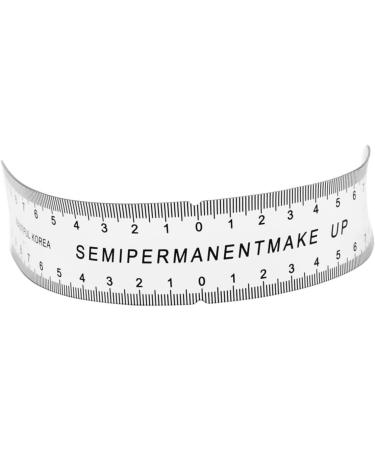 Hemoton 4 Pcs Professional Eyebrow Ruler Hairline Shaping Tool Brow Shaper Microblading Ruler Eyebrow Stamp mediumx4pcs Blackx4pcs - Buy Online on GoSupps.com