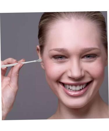 Stainless Steel Earpick Set - Spiral Earwax Removal Tool | 2pcs Ear Care Cleaner for Effective Ear Hygiene - Buy Online on GoSupps.com