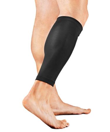Tommie Copper Men's Recovery Vigor Calf Sleeve Black Small
