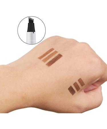 Waterproof Brow Pen Eyebrow Pen Waterproof Eyebrow Pencil for Professional Makeup Natural Brow 3pcs - Buy Online on GoSupps.com