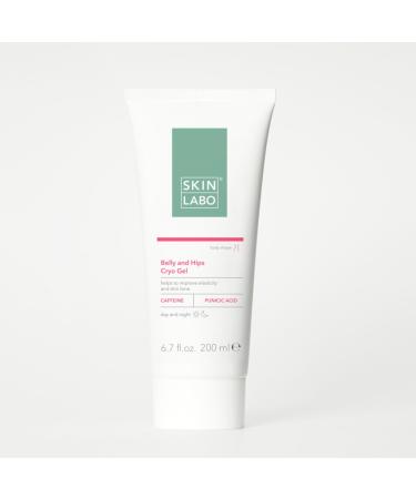 SkinLabo - Cryo Gel Stomach and Hips, improves skin elasticity and tone, toning activity, with caffeine, punic acid - 200 ml