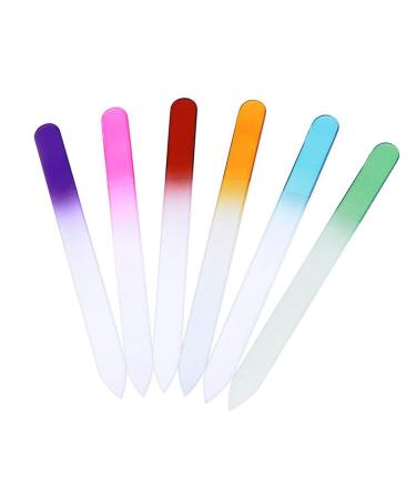 Lifextol 6 Colors Glass Nail Files Kit - Nail Art Design and Manicure Set for Salon and Home - Buy Online on GoSupps.com