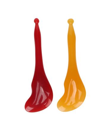 2pcs Acupuncture Pen Manual Acupuncture Pen Resin Self Massage Gua Sha Pointing Pen Deep Tissue Massage Stick