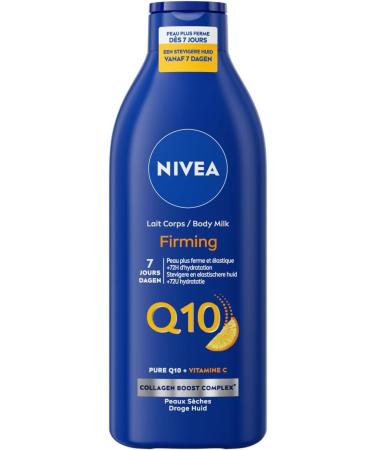 Beiersdorf AG NIVEA Q10 plus Firming Body Milk With Vitamin C Body Milk with 48 Hour Hydration For Dry Skin 400 ml