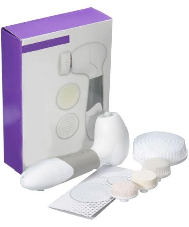 4-in-1 Electric Gentle Scrubber Waterproof Soft: Professional Handheld Adjustable Facial Cleansing Brush - Buy Online on GoSupps.com