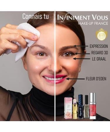 Infiniment Vous Make Up France Blue Lipstick - Fleur D'Eden Blue Lipstick Women's Makeup Makeup Long-lasting Matte Lipstick No-Transfer Lipstick Lip Balm - Buy Online on GoSupps.com