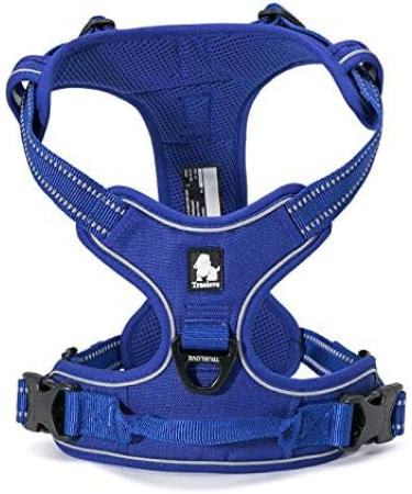 Winhye Truelove No Pull Dog Harness - Adjustable Front Clip Reflective Padded Oxford Material Training & Car Use in K nigsblau - XS - Buy Online on GoSupps.com
