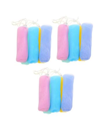WOONEKY 15pcs Foaming Soap Soap Foaming Exfoliating Net Foam Soap Soap Face Soap Pp 14.5x5cm As Shown
