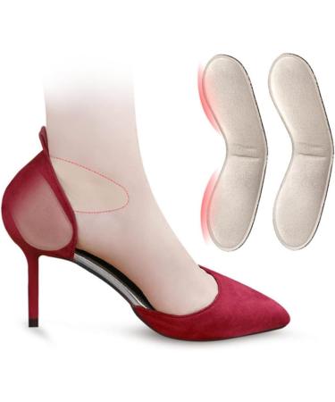 4 Pairs Heel Cushion Slingback Grips - Non-Slip Heel Pads for High Heels | Anti-Drop Shoe Stickers & Liners - Buy Online on GoSupps.com