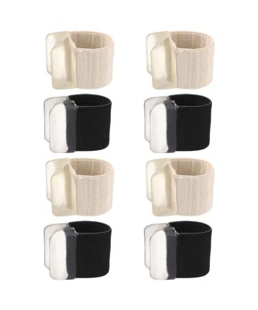 minkissy Toe Separator Toe Separator 4 Pairs Toe Separators Big Toe Spacers Bunion Corrector Hammer Toe Straightener for Calluses Bunions Hallux Valgus Relief Thumb Splint Thumb Splint 2.5x2cm