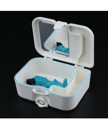 Colcolo Orthodontic Retainer with Built-In Mirror: Ultimate Denture Protection & Cleaning Gear Box for International Shipping - Buy Online on GoSupps.com