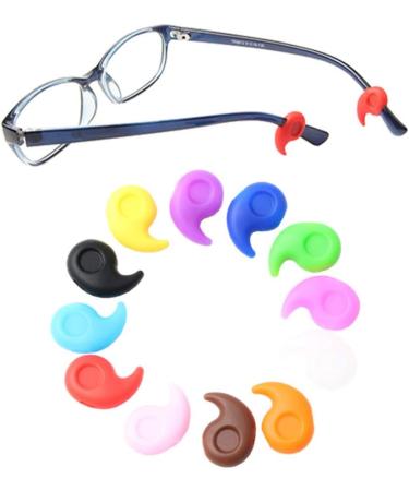 12 Pairs Anti-Slip Holding Tape for Glasses | Silicone Slide-Resistant Sleeves & Leg Covers - Buy Online on GoSupps.com