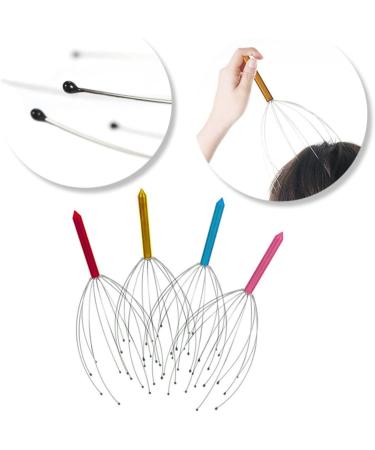 TOVINANNA 12 STK Head Claw & Scalp Massage Device - Stress Relief & Deep Relaxation Tools | Handheld Metal Scraper for Circulation Boost - Buy Online on GoSupps.com