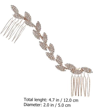 Angoily Bridal Hair Accessories Crystal Wedding Hair Accessory Pearl Hair Barrettes Crystal Hair Clips Pearl Hair Accessories for Women Rhinestones Zinc Alloy Women's Hair Comb - Buy Online on GoSupps.com