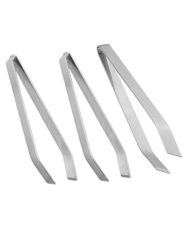 Angoily 3 pcs kitchen tweezers Enveline twine with sloping pointed hair Tools slope tweezers for removing bone fishbone tweezers.