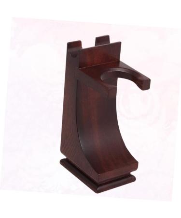 Angoily Men's Shaving Stand Set with Bowl Holder - Wooden Razor & Brush Organizer for Perfect Grooming - Buy Online on GoSupps.com