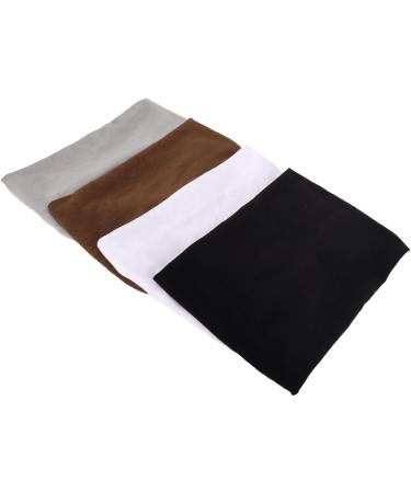 MapofBeauty 9 Inch/24 cm Thick Wide Headbands Cotton Knotted Elastic Hair Band Head Wrap Non slip Fashion Yoga Sports Accessories (Black/White/Grey/Brown) - Buy Online on GoSupps.com