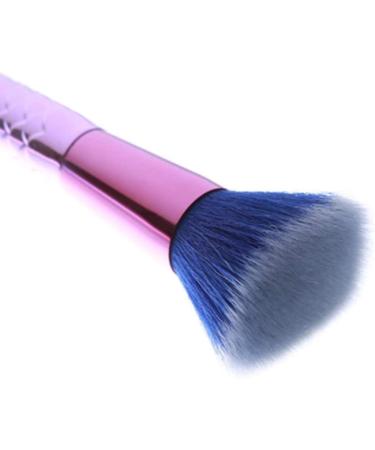 Panysilioer 10 Pieces of Makeup Brush Eye Shadow Blush Foundation Makeup Brush Professional Face Makeup Tool Blue Pink - Buy Online on GoSupps.com