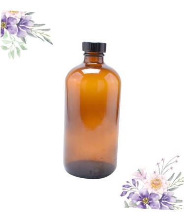 Cabilock Sealing Glass Bottle 4pcs Sealing Honey Pot Glass Water Bottle Glass Container Kit Glass Bottle With Cover Plastic Cap - Buy Online on GoSupps.com