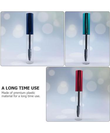 Healeved 10pcs Mascara Bottle Empty Mascara Tube Mascara Tube with Wand Portable Bottle Eyelash Tubes Plastic - Buy Online on GoSupps.com